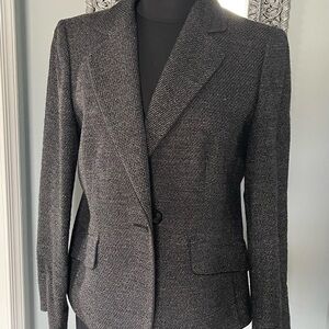 Textured Black & Gray Women's Blazer with a little sparkle